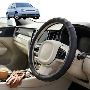 Australian Goose Steering Wheel Cover for VolksWagen Golf 1998 - 2004 (Hatch/Wagon (MK4)) Circle Black