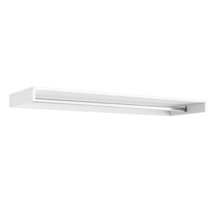 Lugna 1500-1799mm Crisp White Custom Hat Shelf