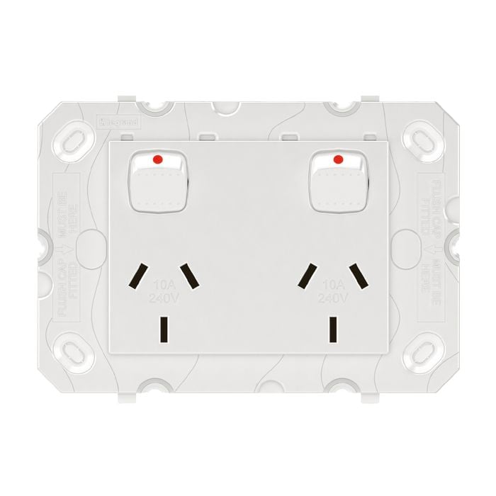 HPM ARTEOR Double Powerpoint -  Grid Only - White