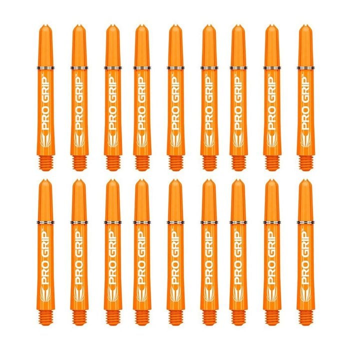 18pc Target Pro Grip Nylon Shaft/dart Stem Replacement Accessory Medium Orange