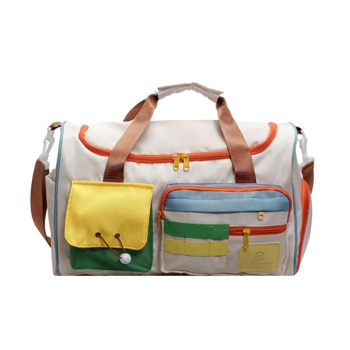 Travel Duffel Bag Off White