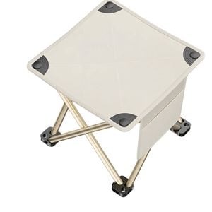 Outdoor Portable Folding Stool White