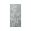 Walpix 1800 x 900 x 2.5mm Perforated Aluminium Decorative Screen Flat Profile Kangaroo Paw - Woodland Grey