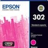 Epson Epson 302 Magenta Ink Cartridge Toner C13T01W392 Genuine Original