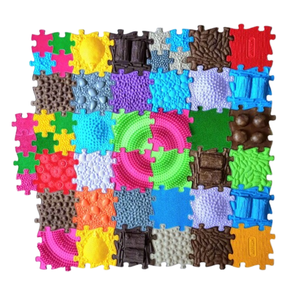Sensory Rugs - TINNITOTS - 49 Piece Set - Muffik Diamond Sensory Play Mats Set