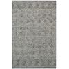 Handmade Roza Wool Rug-6285-Charcoal-110x160cm