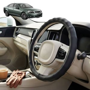 Australian Goose Steering Wheel Cover for Holden Caprice 2013 - 2017 (WN) Circle Black