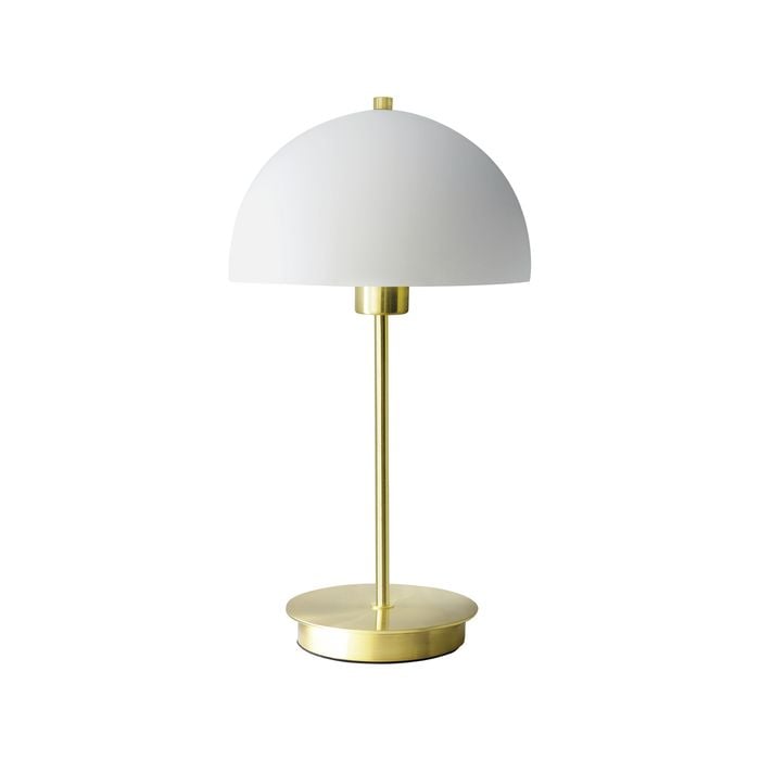 Mirabella Addidon Frosted Glass And Brass Table Lamp
