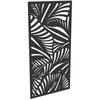 ProtectorAl 300-1200 x 1201-2400mm Dark Charcoal/Gloss White Jungle Unframed Composite Deco Panel