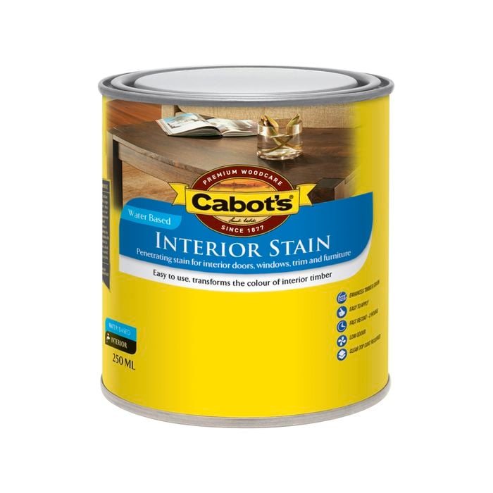 Cabot's 250ml Walnut Water Based Interior Stain - 250ml