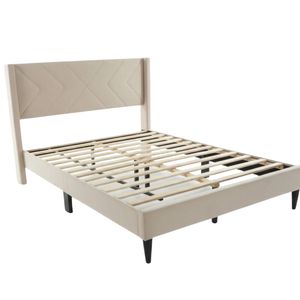 Breezy Bed Frame Beige - Double
