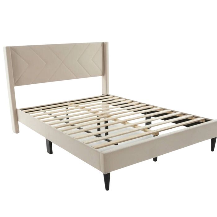 Breezy Bed Frame Beige - Double