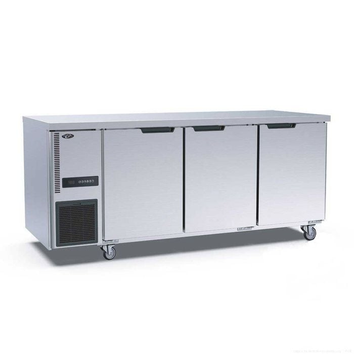 Thermaster Stainless Steel Triple Door Workbench Fridge  - Under Bench Fridges (tl1800tn-3d)