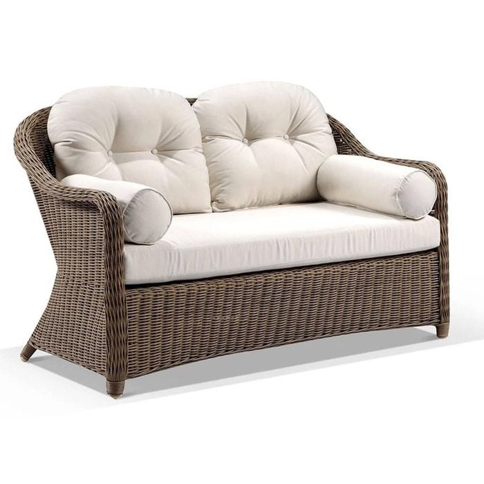 Plantation Outdoor Wicker 2 Seater Lounge