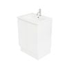 CIBO 600mm White Tonic Full Height Bathroom Vanity
