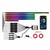 Catzon 10in1 Acrylic Interior Car Led Strip Light Ambient Lighting For Suv Truck