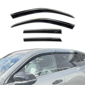 AUSGO Stainless Trim Weather Shields for Haval Jolion Pro HEV Hybrid 2024-Onwards Weathershields Window Visors Wind Deflectors
