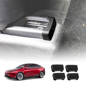 Seat Rail Cap for Tesla Model Y Juniper 2025-Onwards Slide Anti-collision Rubber Cover Plug