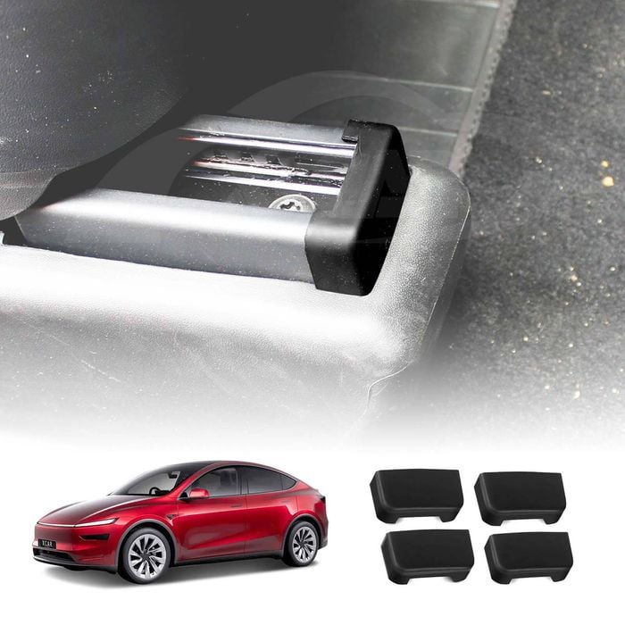 Seat Rail Cap for Tesla Model Y Juniper 2025-Onwards Slide Anti-collision Rubber Cover Plug