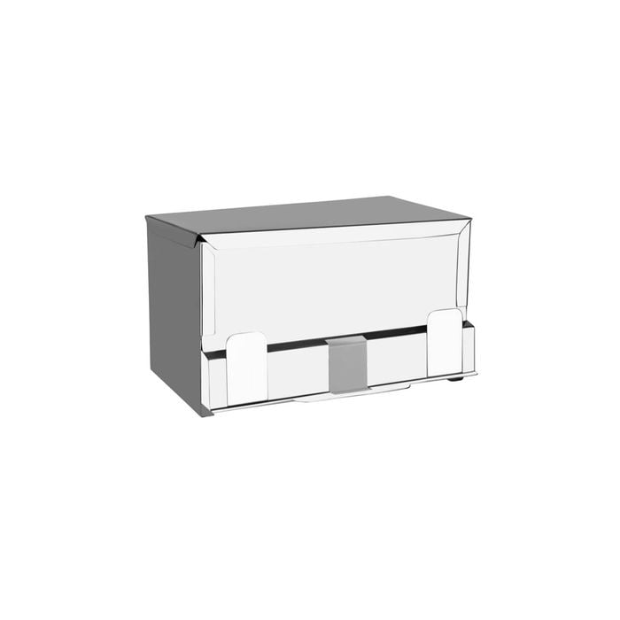 Chef Inox Straw Dispenser Stainless Steel 260x150x130mm