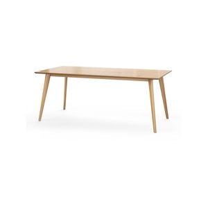 Bruno Rectangular 180cm Natural Ash Wood Dining Table