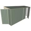 Build-A-Shed 1.2 x 4.5 x 2.0m Skillion Single Hinged Side Door Shed - Green