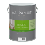 Walpamur Inside 10L White Semi Gloss Interior Paint