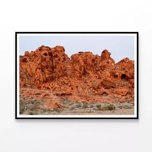 Brown Rocks Valley of Fire  Print 100% Australian Made 120x90cm  (Poster)