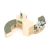 Jooyes Puzzle Series Modular Seating and Storage S Shape Set