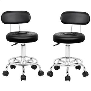 ALFORDSON Salon Stools Black 2X