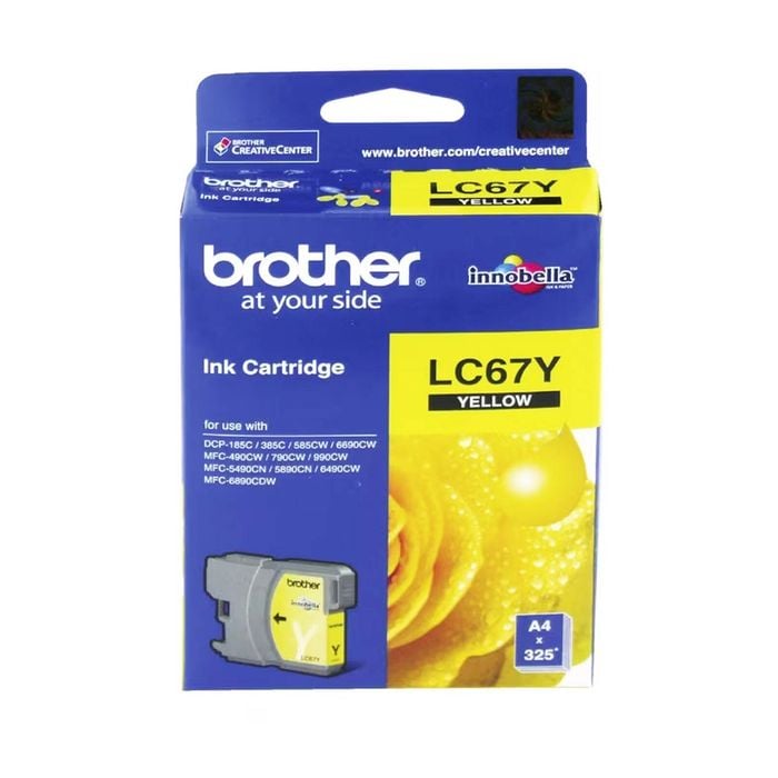 Brother Brother LC67 Yellow Ink Cartridge Toner LC-67Y