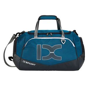 Lifebay 40L Gym Travel Duffel Bag Wet-Dry Separation Blue