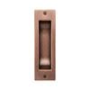 Gainsborough Aged Brushed Copper Flush Pull 120mm