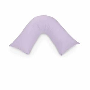 Easyrest Aus Made Medium Support Filled V Shape Pillow 64 X 39 Cm Violet