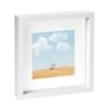 Nicola Spring 10" x 10" White 3D Box Photo Frame - 6" x 6" Mount