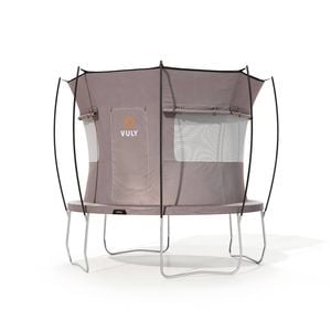 VULY Ultra 2 Medium 11ft Trampoline with Enclosure - Round Kids Trampolines Bundle With Tent Wall and Shade Cover
