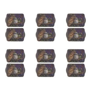 6x 2pc Ashdene Midnight Tawny Bird Scatter Tray Set Serveware Frogmouth