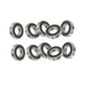 10x 6201-1/2" Bearings Special Imperial Bore Deep-Grooved Bearing Size 1/2"x32x10