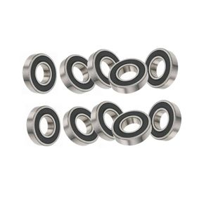 10x 6201-1/2" Bearings Special Imperial Bore Deep-Grooved Bearing Size 1/2"x32x10