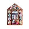 Catzon 69 Pcs Christmas Ball Ornaments Plastic Shatterproof Bauble for Party Wedding Holiday-Set 2