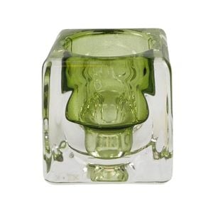 Urban Tommy 5.5cm Glass Tealight/tapered Candle Holder - Sage
