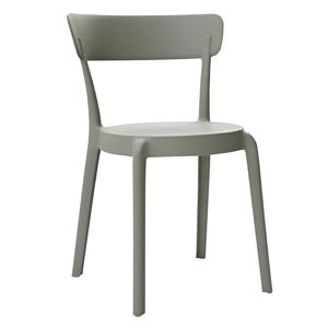 Bolero Mila Cafe Chairs Moss Grey (2 Pack) - DX974