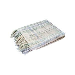 J.elliot Home Rhiannon 130x160cm Cotton Throw Blanket - Evergreen Multi