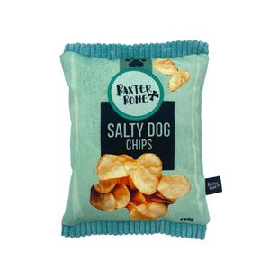 Baxter Bone Salty Dog Chips Pet Toy