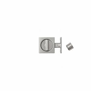 Delf Trade Satin Stainless Square Privacy Cavity Sliding Door Set
