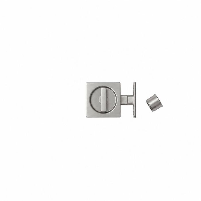 Delf Trade Satin Stainless Square Privacy Cavity Sliding Door Set