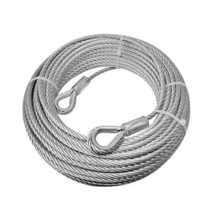 Pinnacle 6mm x 30m Galvanised Wire Rope With Loops