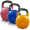 Set Of 8Kg 12Kg 16Kg Competition Pro Grade Steel Kettlebell Kettle Bell Gym Weight