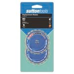 Sutton 80mm Ezygrind PVC / HDPE Pipe Cutter Blades - 2 Pack