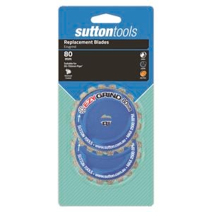 Sutton 80mm Ezygrind PVC / HDPE Pipe Cutter Blades - 2 Pack